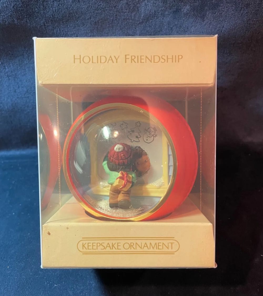 Holiday Friendship - Hallmark Keepsake (Peek Through Ball) ornament collectible - Main Image 3
