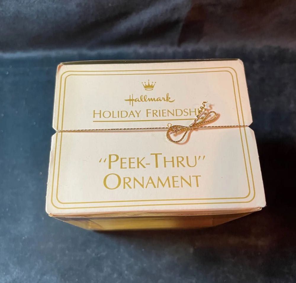 Holiday Friendship - Hallmark Keepsake (Peek Through Ball) ornament collectible - Main Image 4