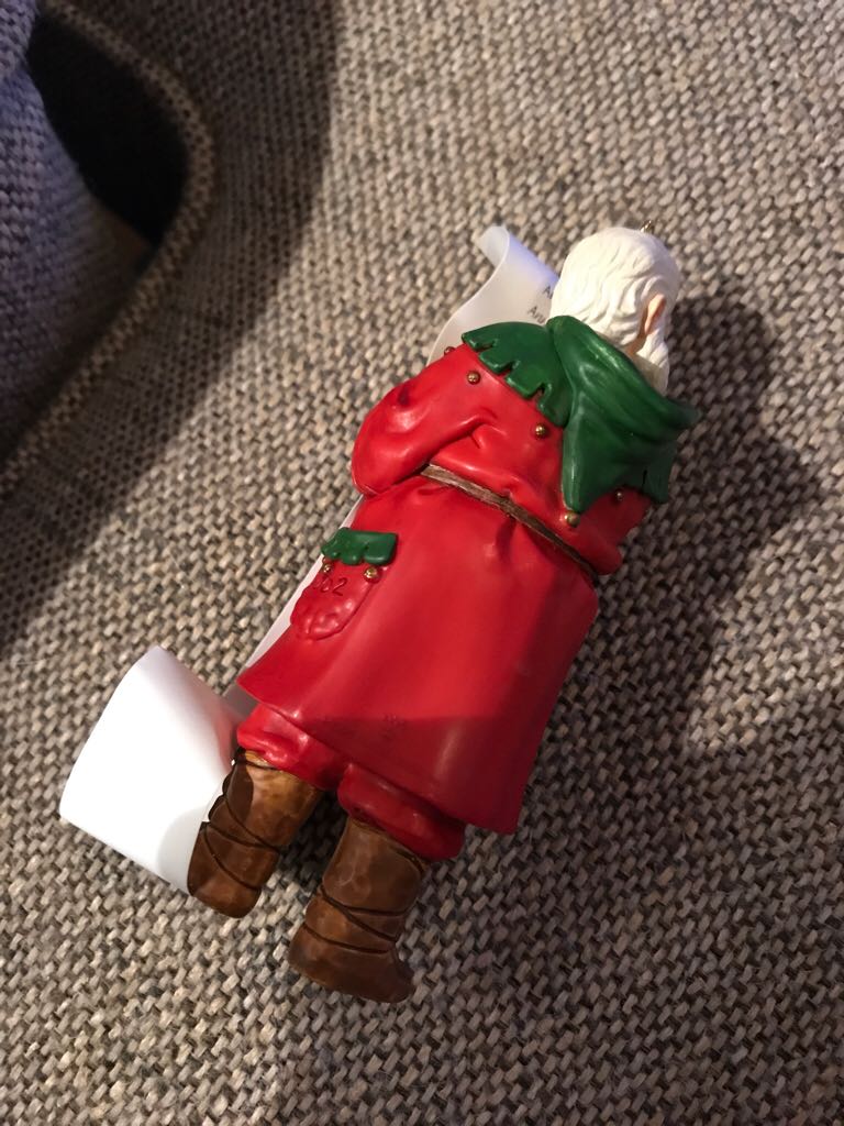 Checking The List  (Hallmark Keepsake) ornament collectible - Main Image 2