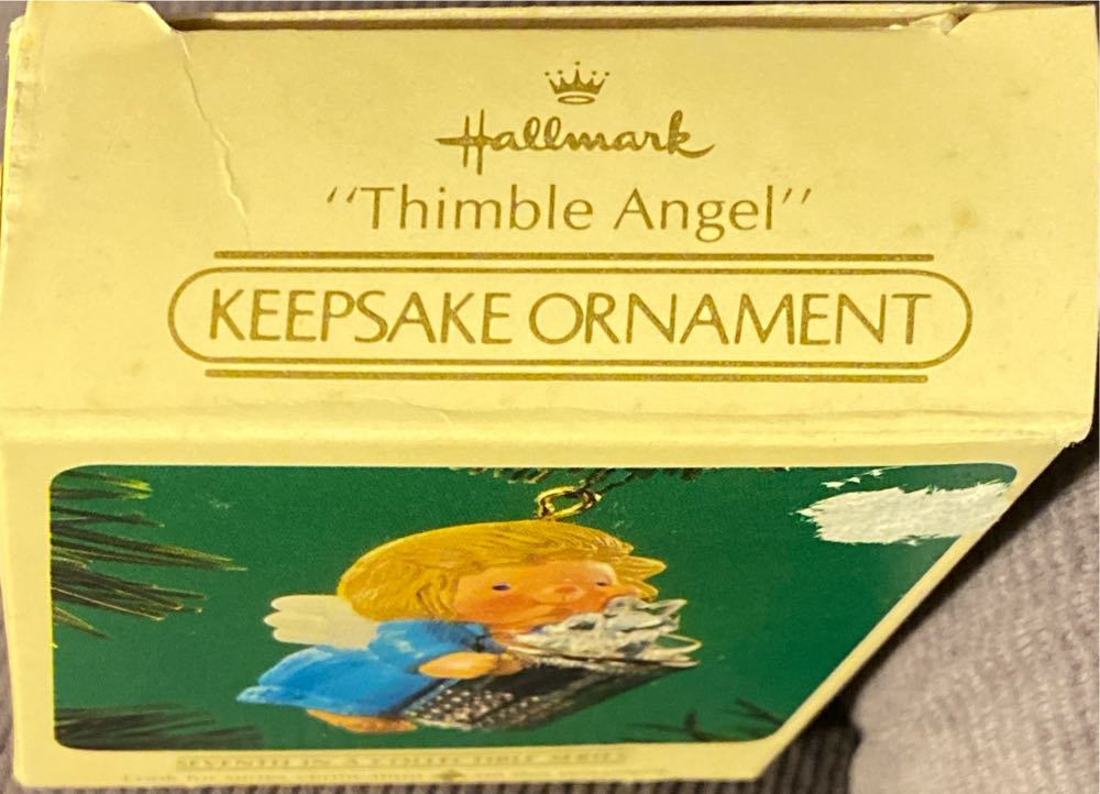 Thimble Angel - Thimble Series (Collector’s Series) ornament collectible - Main Image 2