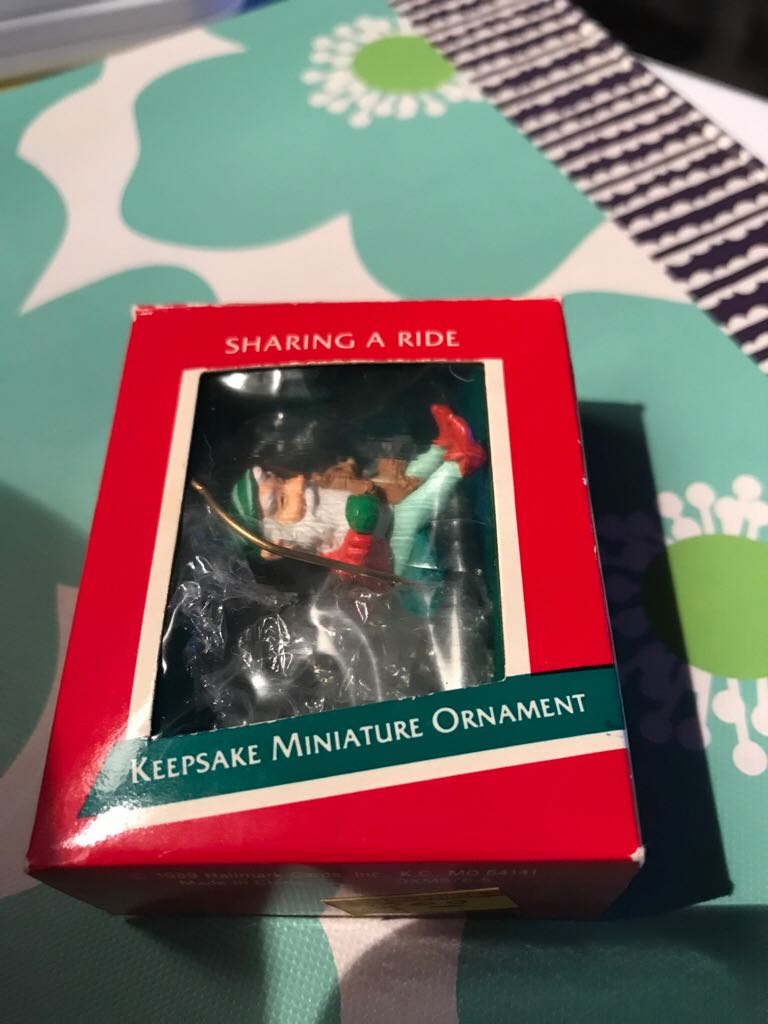 Sharing A Ride (Elf) ornament collectible - Main Image 1