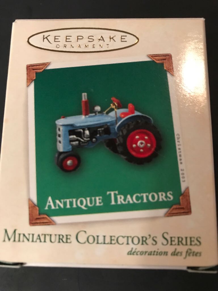 Antique Tractors - Miniature Antique Tractors Series (Keepsake Miniature) ornament collectible - Main Image 1