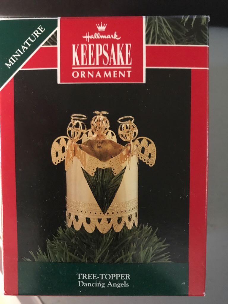Dancing Angels  (Keepsake Miniature Tree Topper) ornament collectible - Main Image 1