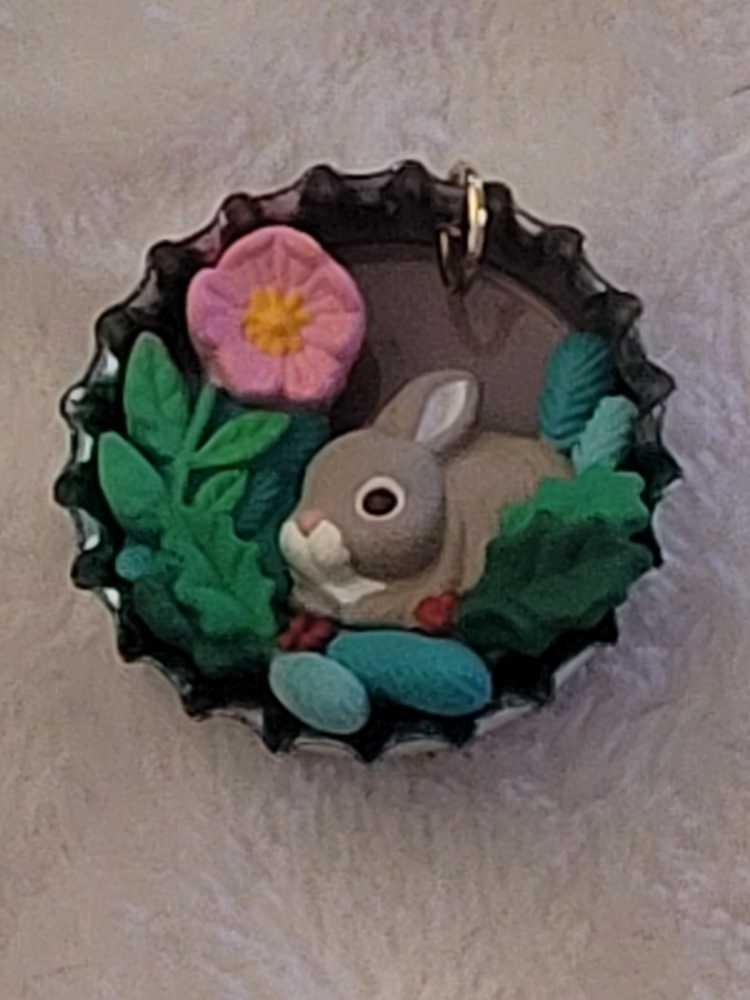 Holiday Bunny - Miniature Collector’s Club (Rabbits) ornament collectible - Main Image 2