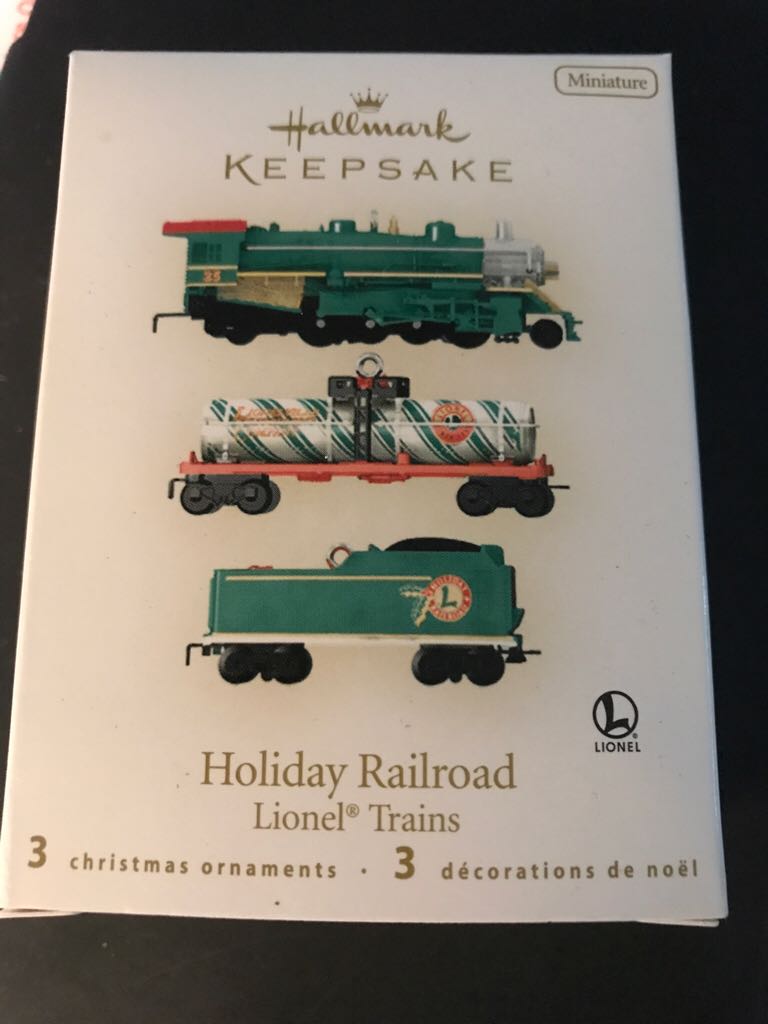 Holiday Railroad - Lionel Train Miniature (Keepsake Miniature) ornament collectible - Main Image 1
