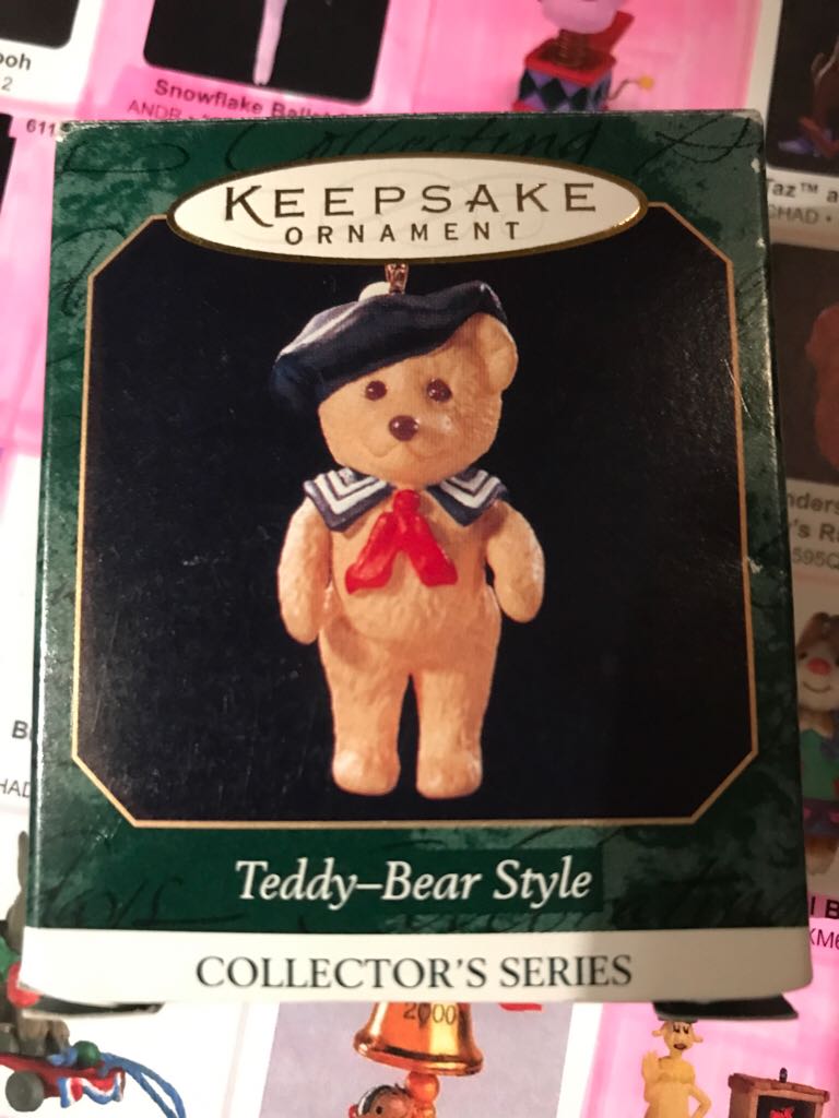 Teddy Bear Style - Teddy-Bear Style Miniatures (Keepsake Miniature) ornament collectible - Main Image 1