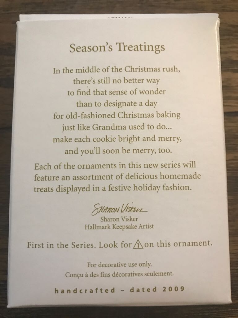 2009 Season’s Treatings - Season’s Treatings Series ornament collectible - Main Image 2