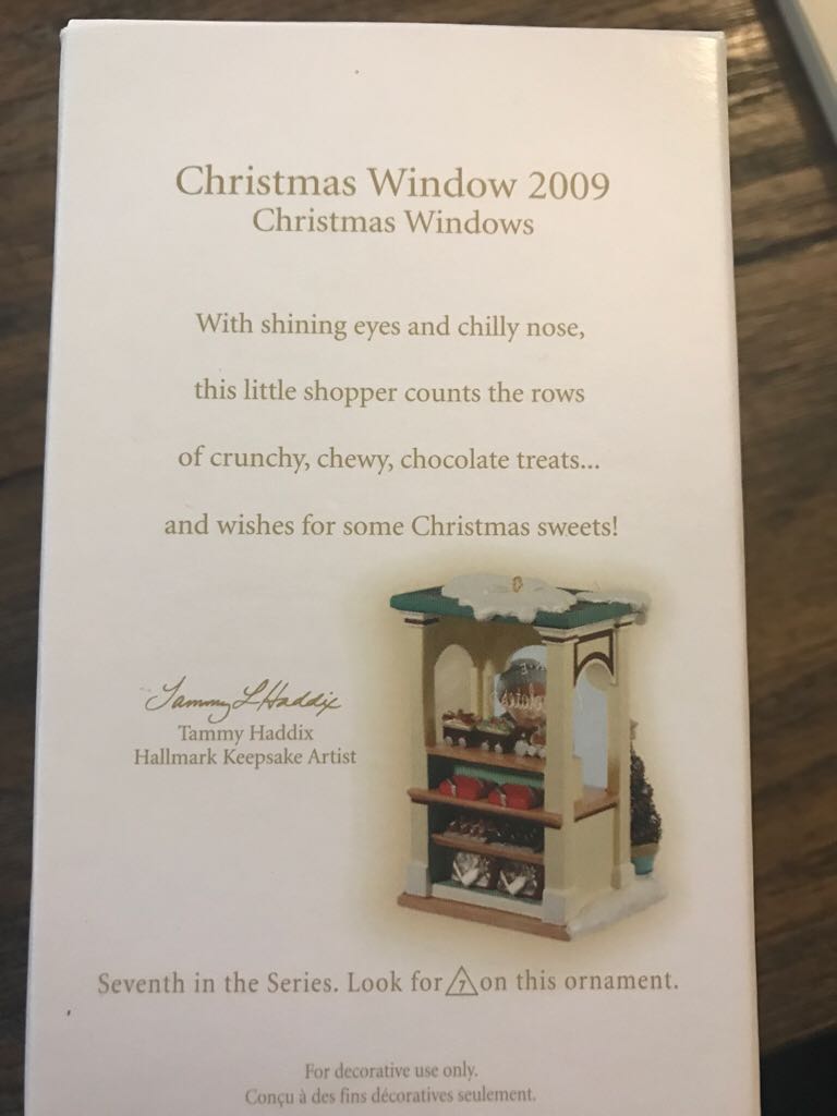 KOCC - 2009 - Christmas Window - #7 - Fine Chocolate - Christmas Window - Club Exclusive (Club Series Ornament) ornament collectible - Main Image 2