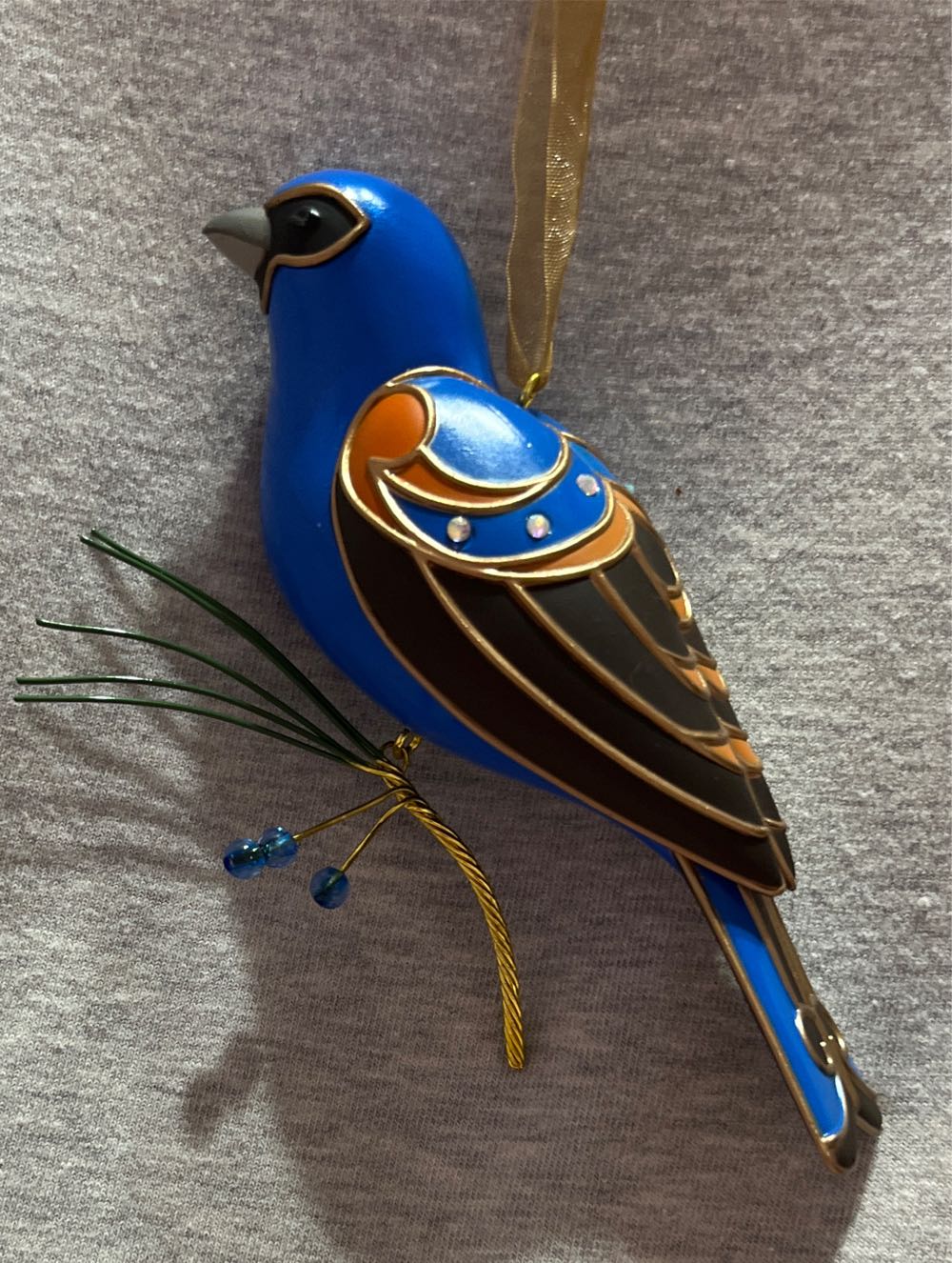 Blue Grosbeak - Repaint - The Beauty Of Birds (KOC Club Event Repaint) ornament collectible - Main Image 4