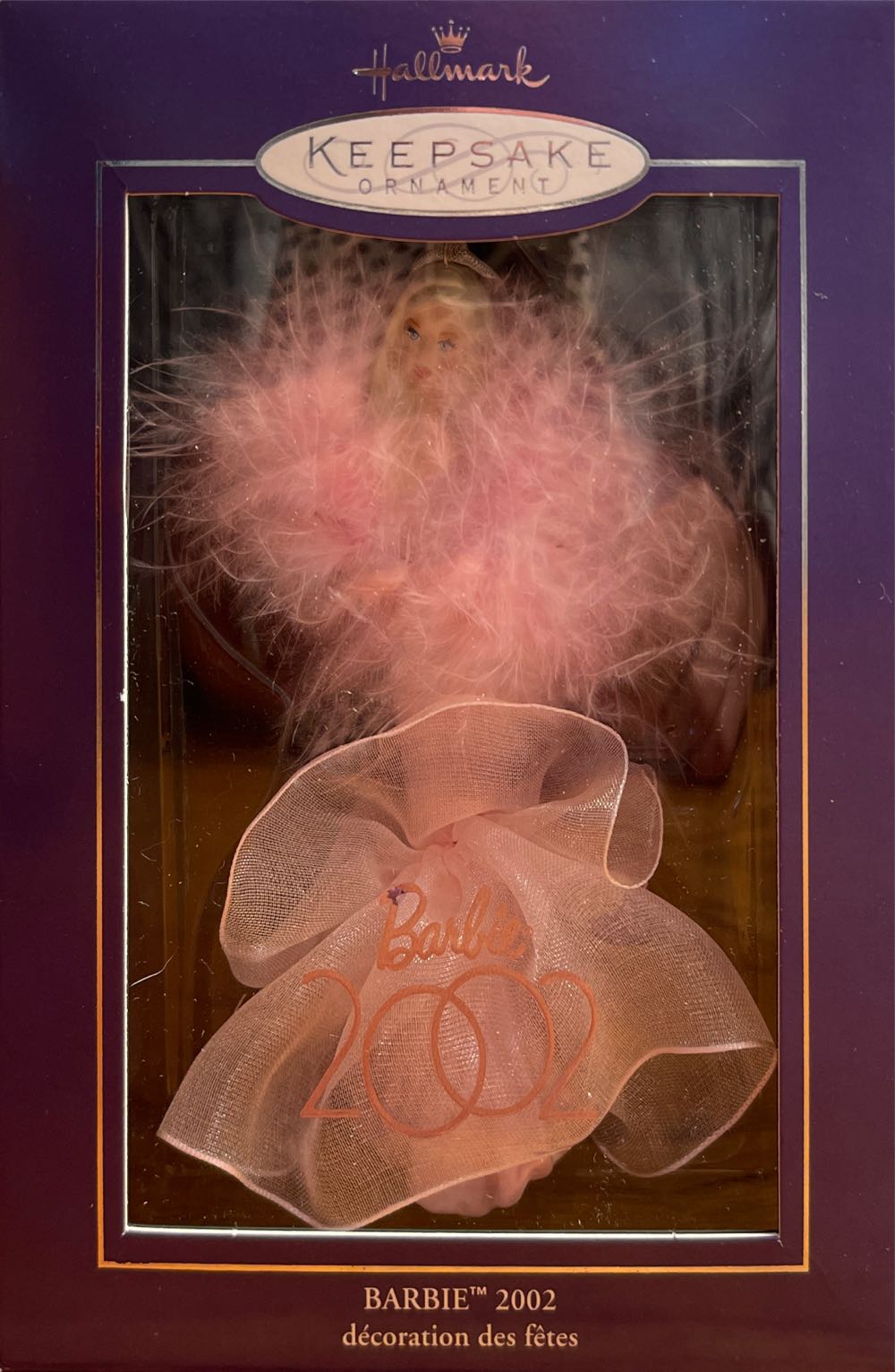 Barbie: Barbie 2002 Celebrate With Style Club Exclusive - Porcelain Barbie (Barbie) ornament collectible - Main Image 2