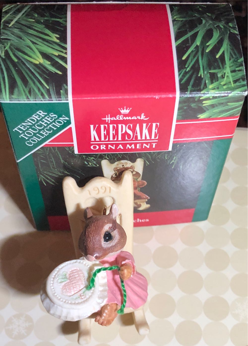 Loving Stitches - Tender Touches Collection (Mice, Sewing) ornament collectible - Main Image 4