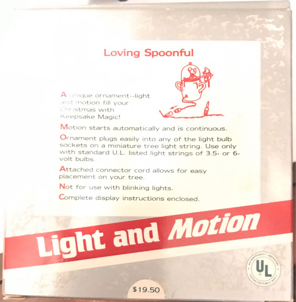 Loving Spoonful  (Mouse, Sugar Bowl, Food, Magic, Legacy Cord) ornament collectible - Main Image 3