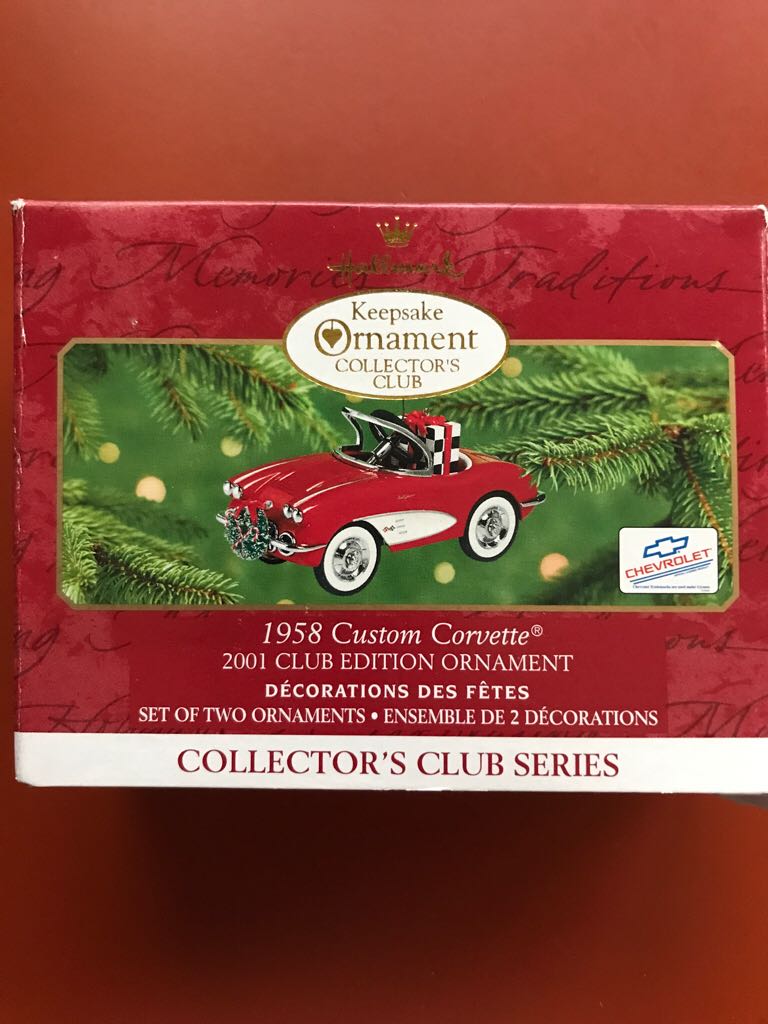 1958 Custom Corvette - Classic American Cars (Cars) ornament collectible - Main Image 1