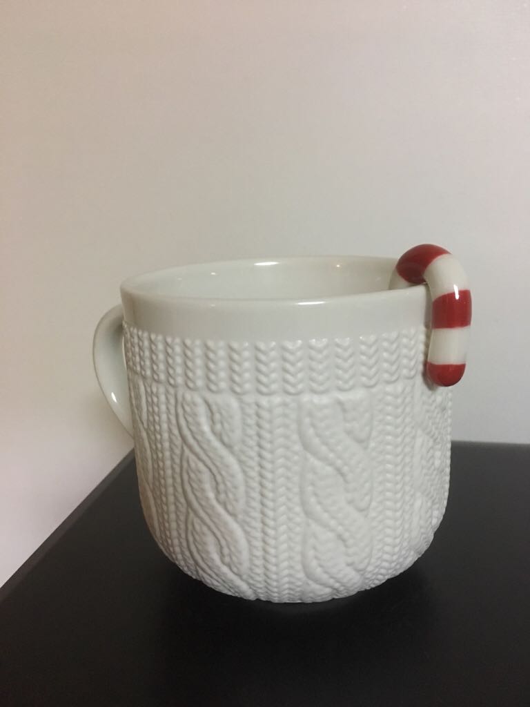 Candy Cane Spoon Mug - Christmas (Mug) ornament collectible - Main Image 2