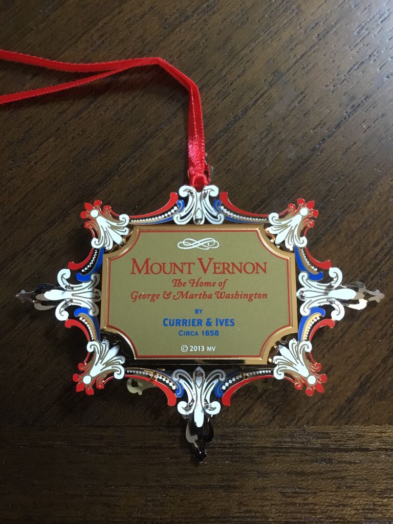Mount Vernon 2013 - Mount Vernon ornament collectible - Main Image 2