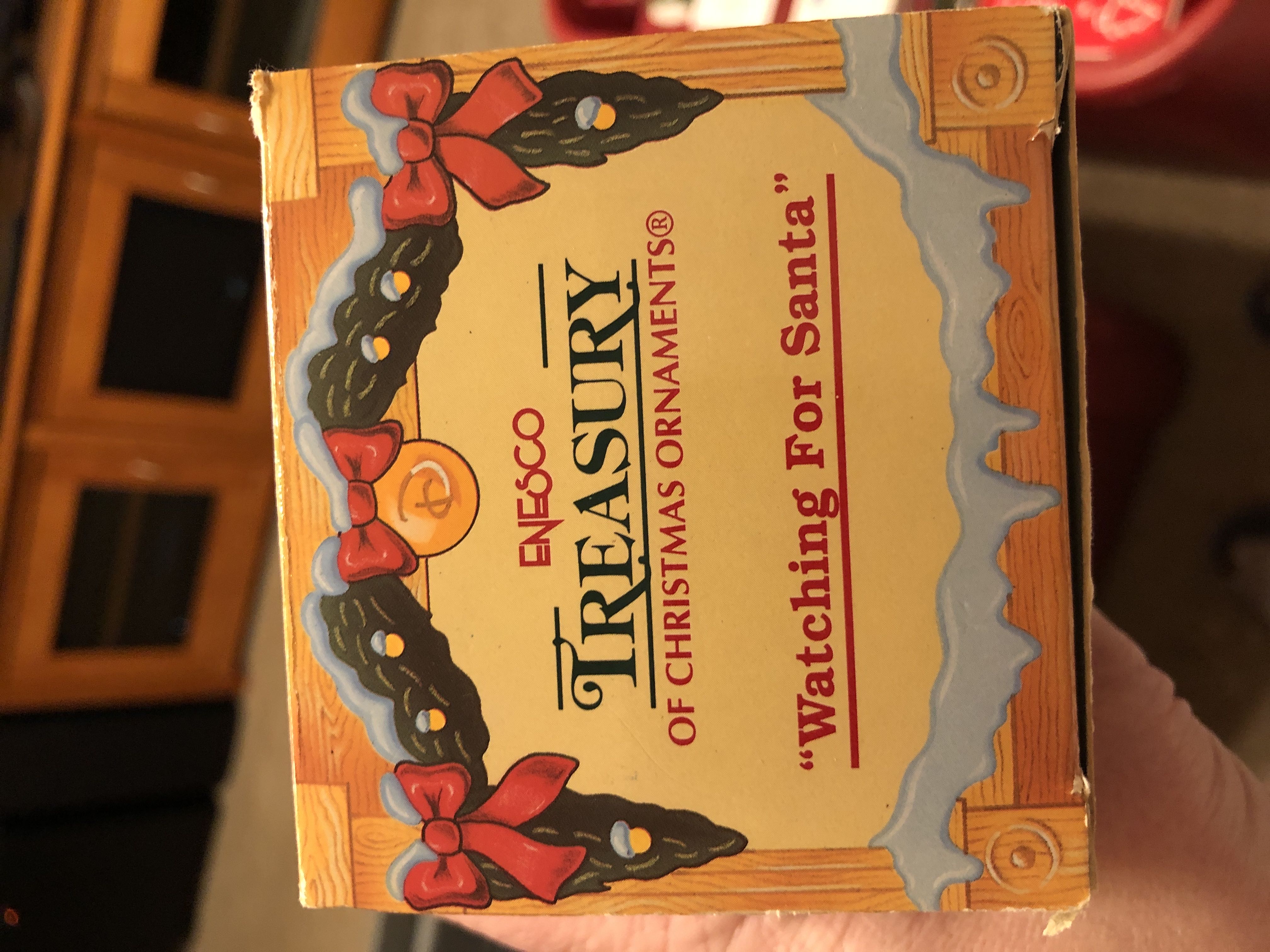 Watching for Santa - Enesco Treasury Of Christmas Ornaments (Disney’s Mickey Mouse) ornament collectible - Main Image 4