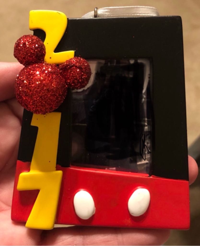 2017 Photo - Photo Ornament Holder (Disney Mickey Mouse) ornament collectible - Main Image 2