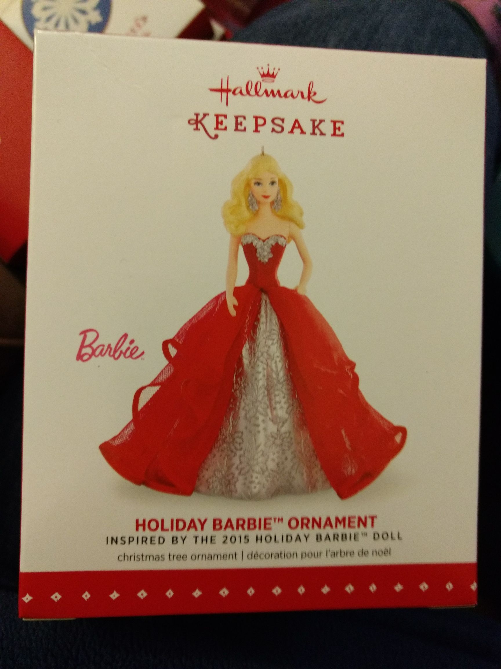 Holiday Barbie - Barbie ornament collectible - Main Image 1