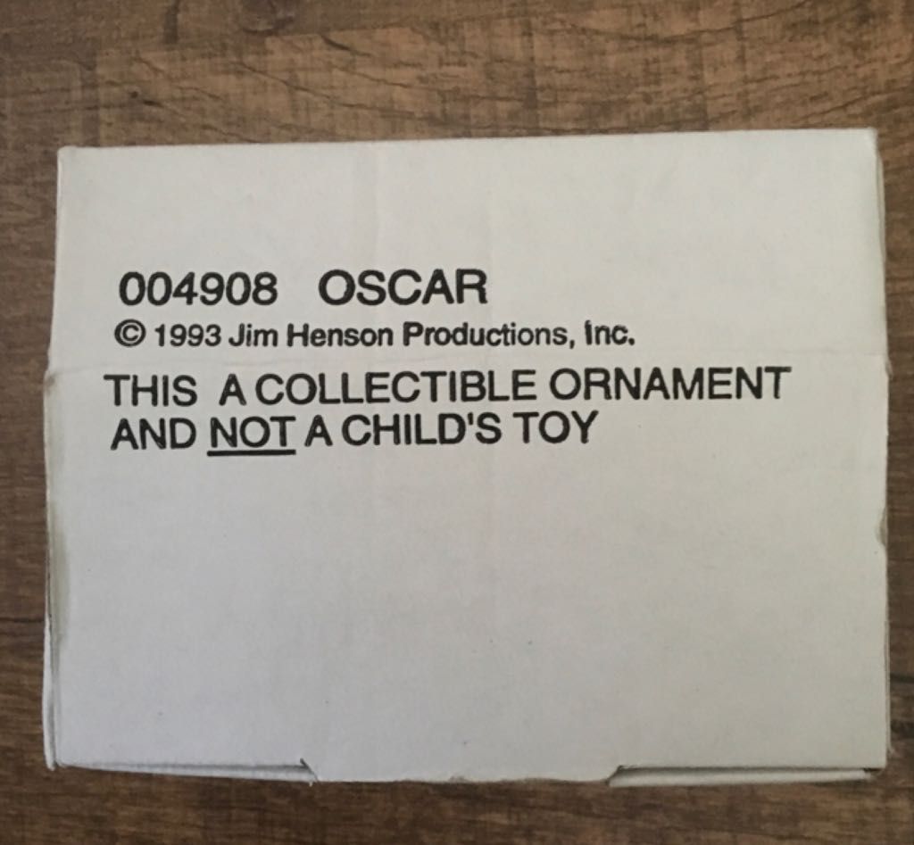 Oscar (26232 #004) - Jim Henson Christmas Magic (Sesame Street) ornament collectible - Main Image 2