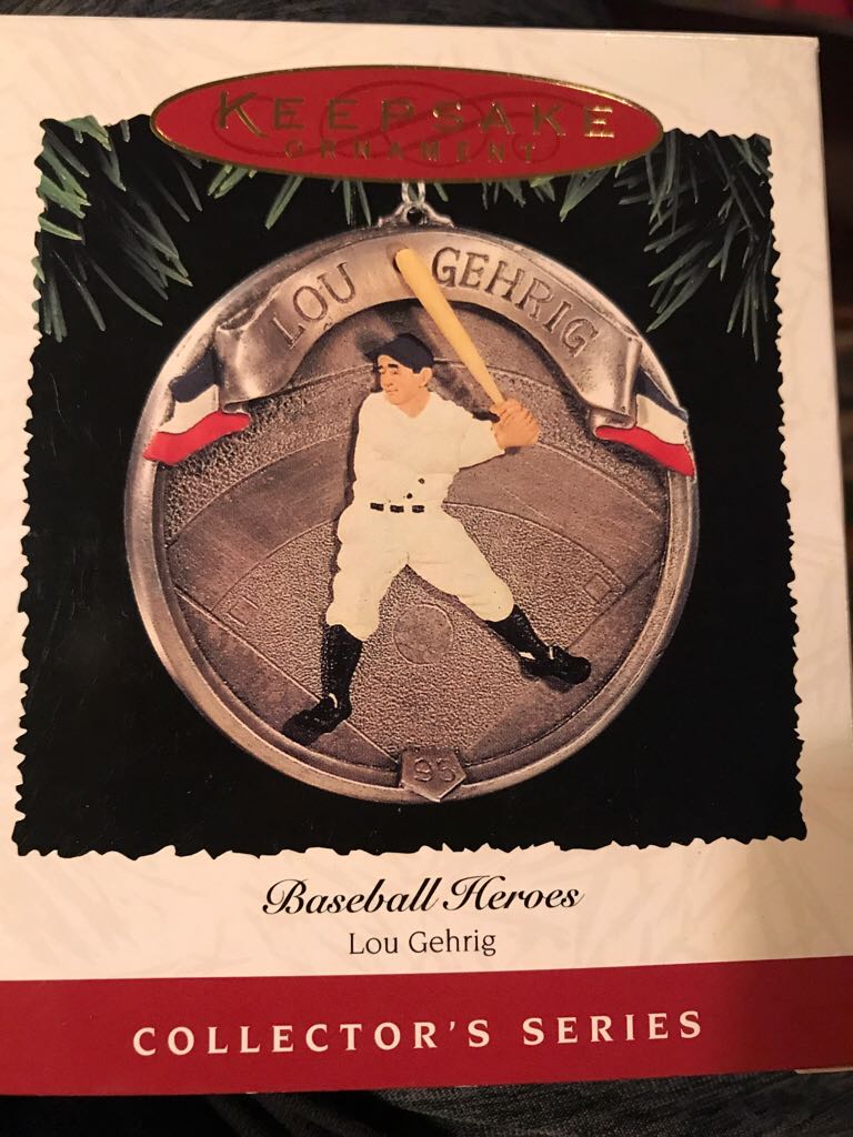 Lou Gehrig - Baseball Heroes (Collector’s Series) ornament collectible - Main Image 1