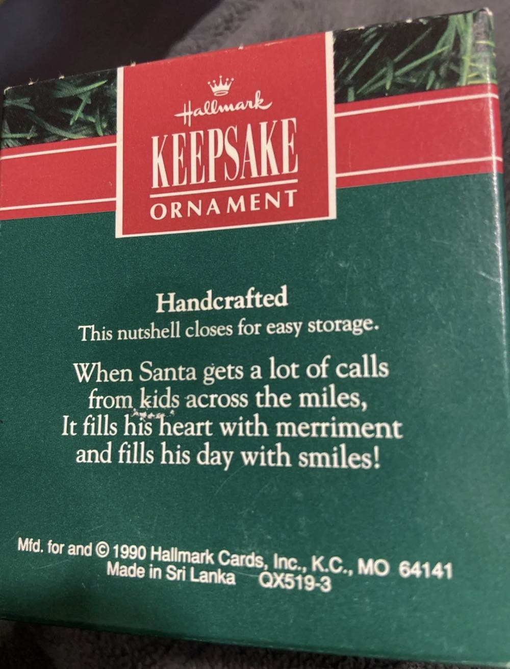 Nutshell Chat - In A Nutshell, Unofficial Series (Keepsake Ornament) ornament collectible - Main Image 2