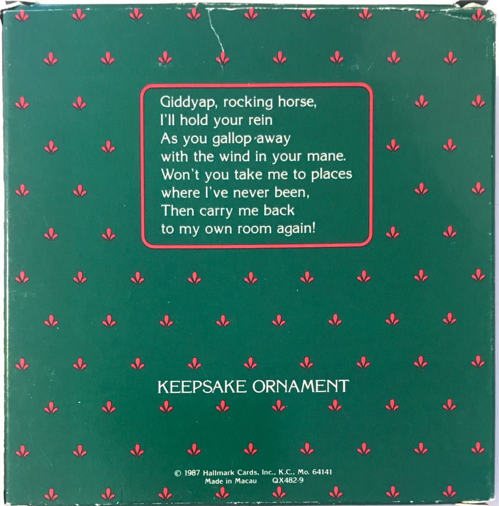 Rocking Horse 1987 - Rocking Horse Series (Rocking Horse) ornament collectible - Main Image 2