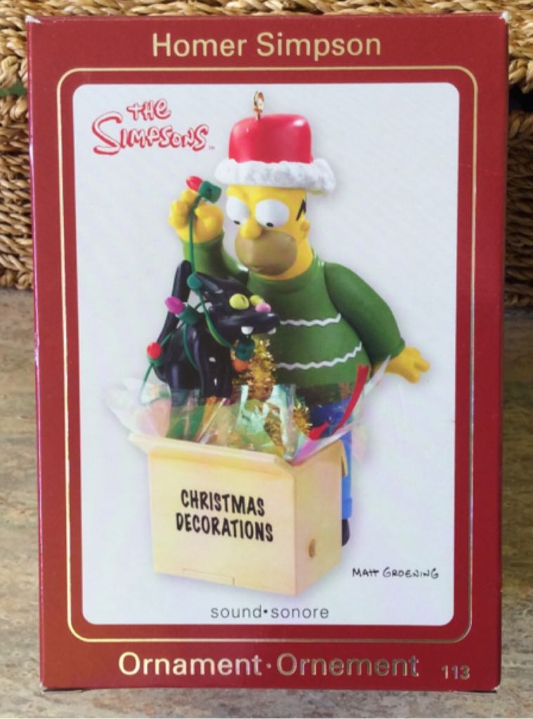 Homer Simpson Christmas Decorations - The Simpsons (The Simpsons) ornament collectible - Main Image 1