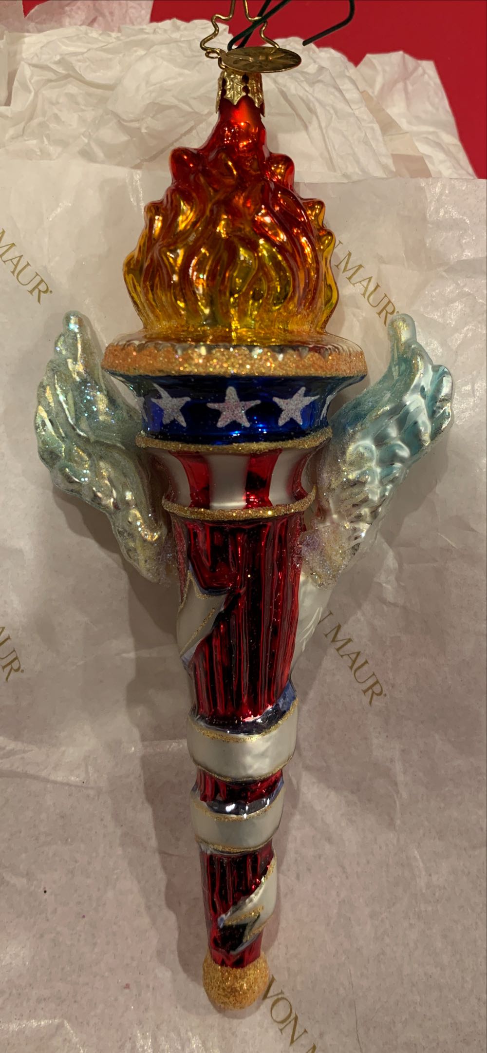 Valiant And Brave  (Patriotic) ornament collectible - Main Image 2