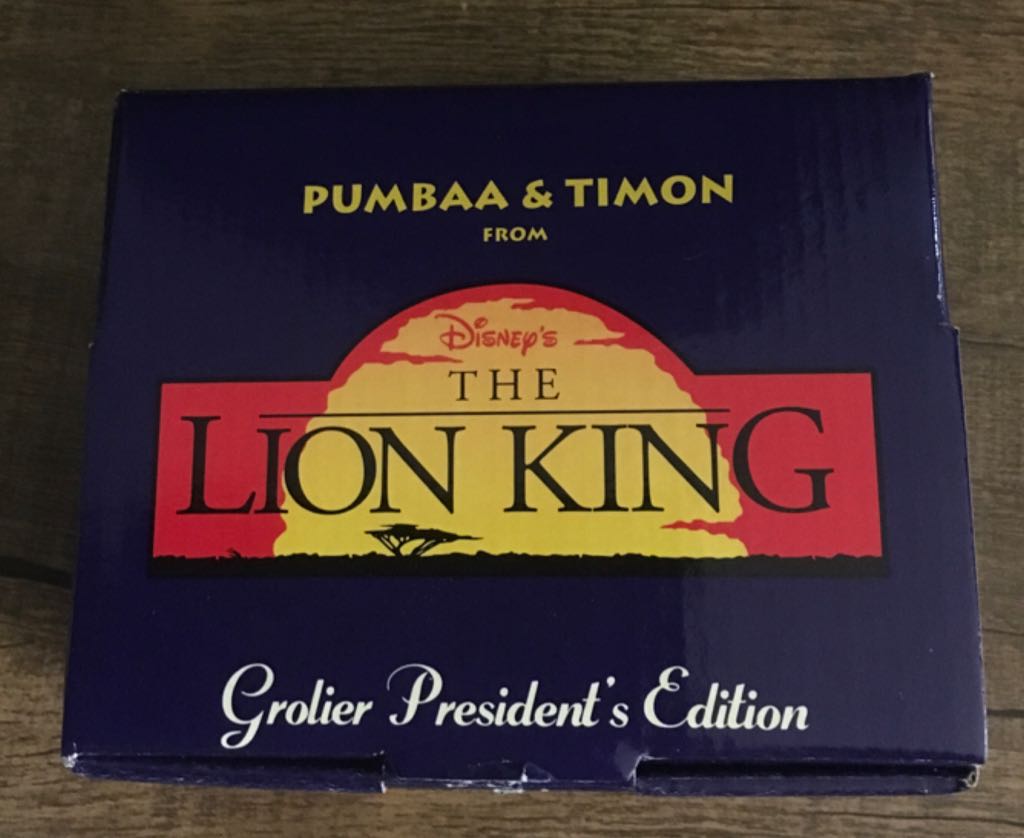Pumbaa & Timon - Grolier (President’s Edition) ornament collectible - Main Image 2