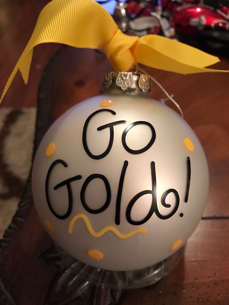 University Of Southern Mississippi White Ball  (HD-SEC) ornament collectible - Main Image 2