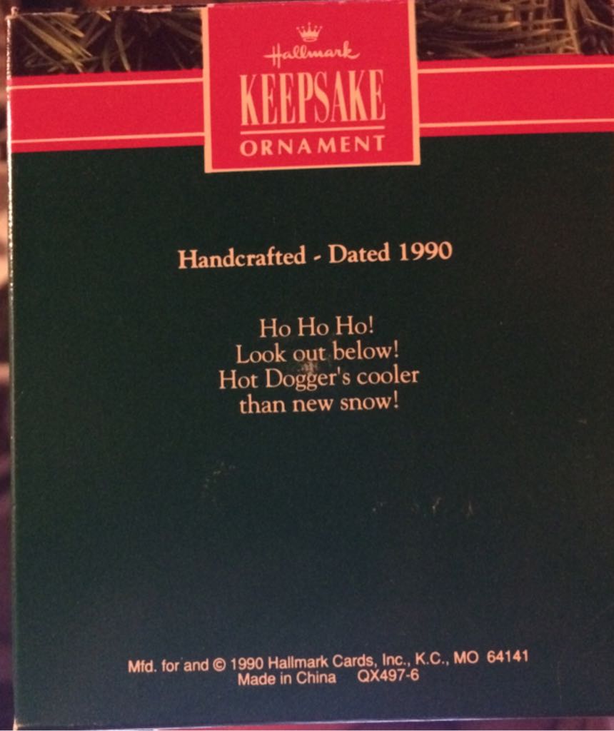 Hot Dogger  ornament collectible - Main Image 2