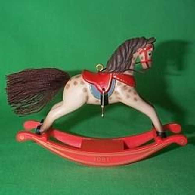Rocking Horse #1 (1981) - Rocking Horse Series (Collector’s Series) ornament collectible - Main Image 3
