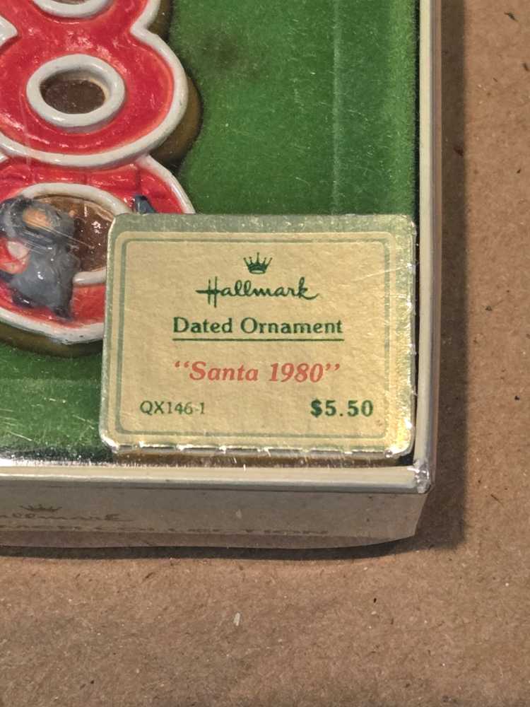 Santa 1980 - Dated Ornament (Santa) ornament collectible - Main Image 2