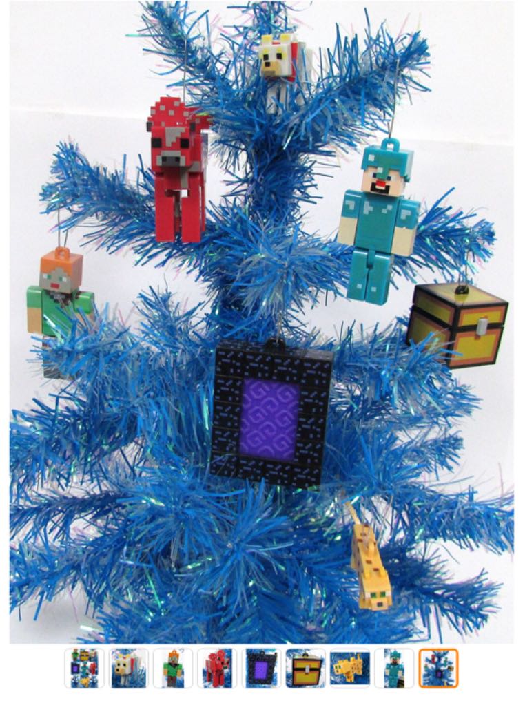 MINECRAFT 7 Piece Random Christmas Tree Ornament Set  ornament collectible - Main Image 2