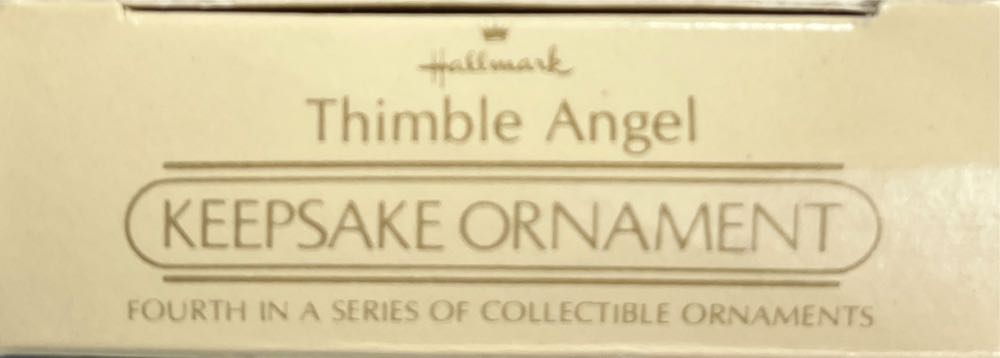 Thimble #4 Angel 1981🐻 - Thimble (Thimbles & Angels) ornament collectible - Main Image 2