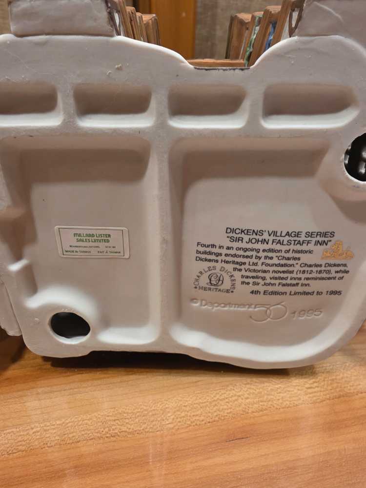 Sir John Falstaff Inn - Dickens Village Series ornament collectible - Main Image 2