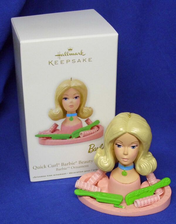 Quick Curl Barbie Beauty Center - Barbie (Mattel) ornament collectible - Main Image 2