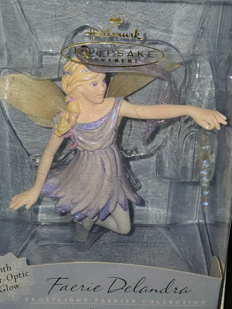 Frostlight Faeries Faerie Delandra  (Frostlight Faeries) ornament collectible - Main Image 3