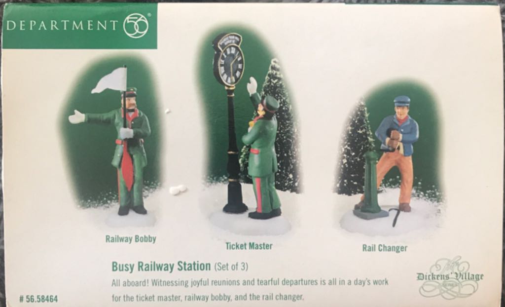 Busy Railway Station - Dickens’ Village (Dickens Village Series) ornament collectible - Main Image 2