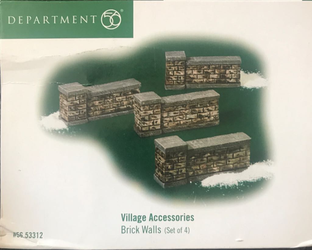 Brick Walls - Dickens’ Village (Dickens Village Series) ornament collectible - Main Image 2