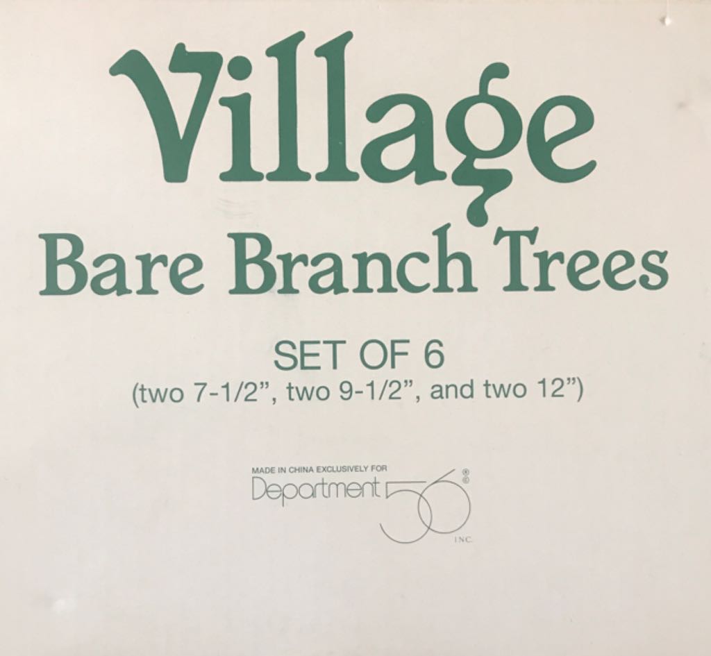 Village Bare Branch Trees - Dickens’ Village (Dickens Village Series) ornament collectible - Main Image 2