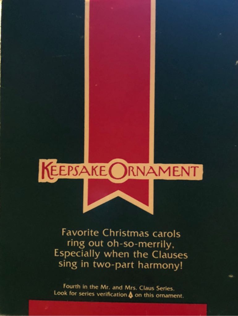 Holiday Duet - Mr. And Mrs. Claus (Collector’s Series) ornament collectible - Main Image 2