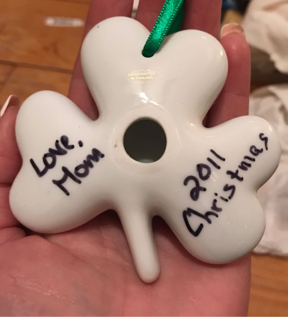 Irish Personalized Shamrock Ornament  ornament collectible - Main Image 2