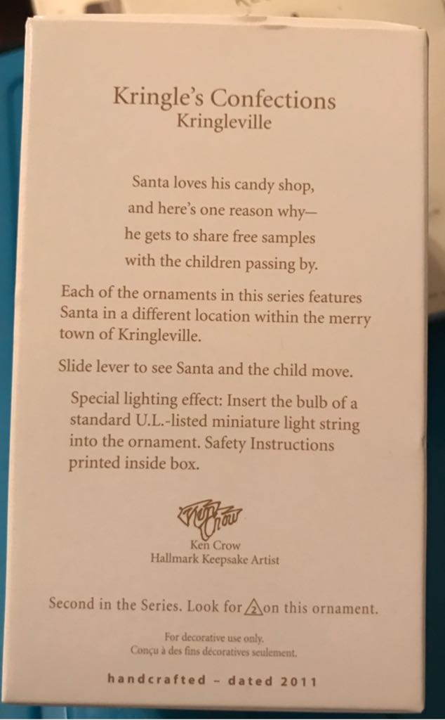 Kringle’s Confections Kringleville - Hallmark Keepsake ornament collectible - Main Image 2
