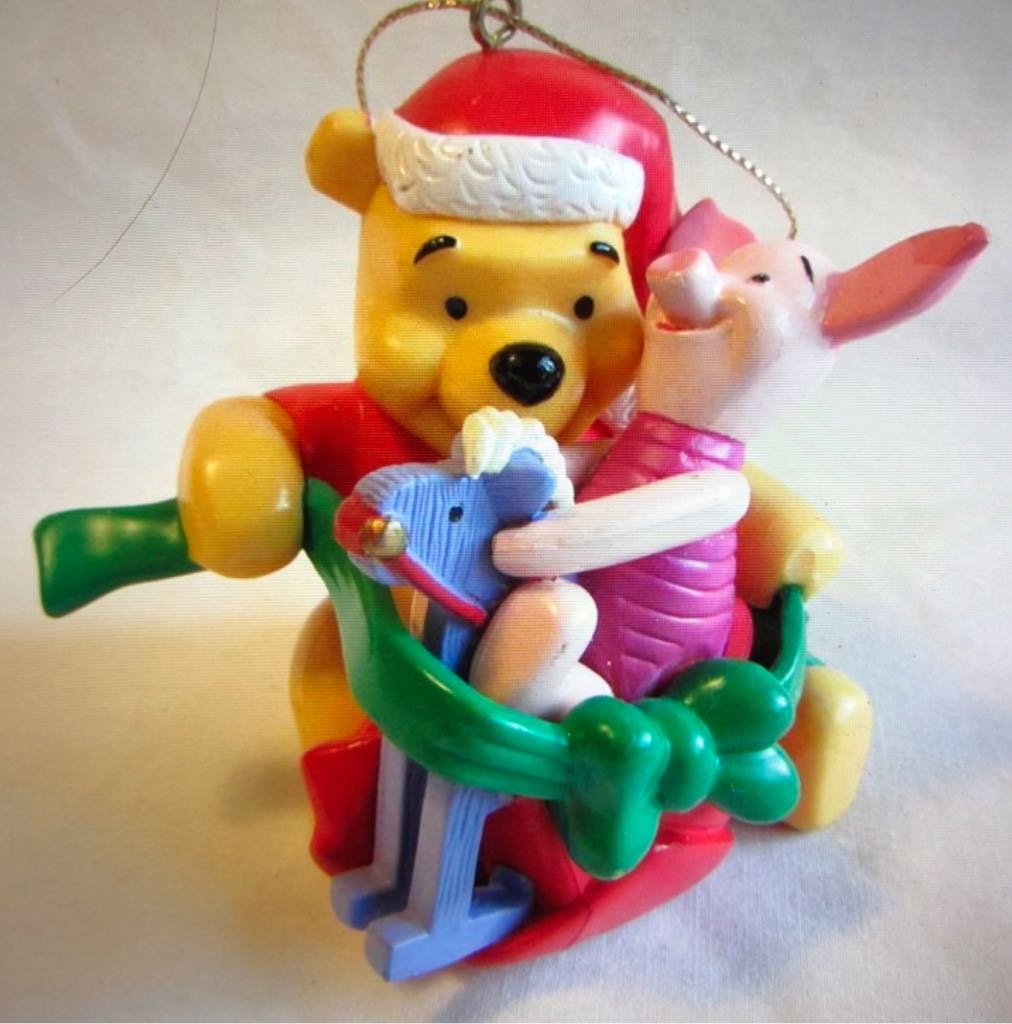 Winnie the Pooh w/ Piglet on Rocking Horse - POOH Collection (Disney Winnie the Pooh & Co) ornament collectible - Main Image 2