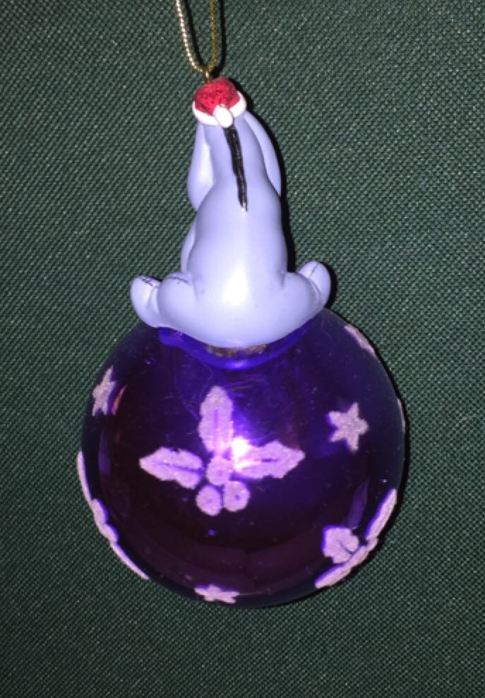 Purple Eeyore Globe - Yearly Ornament (Disney Eeyore) ornament collectible - Main Image 2