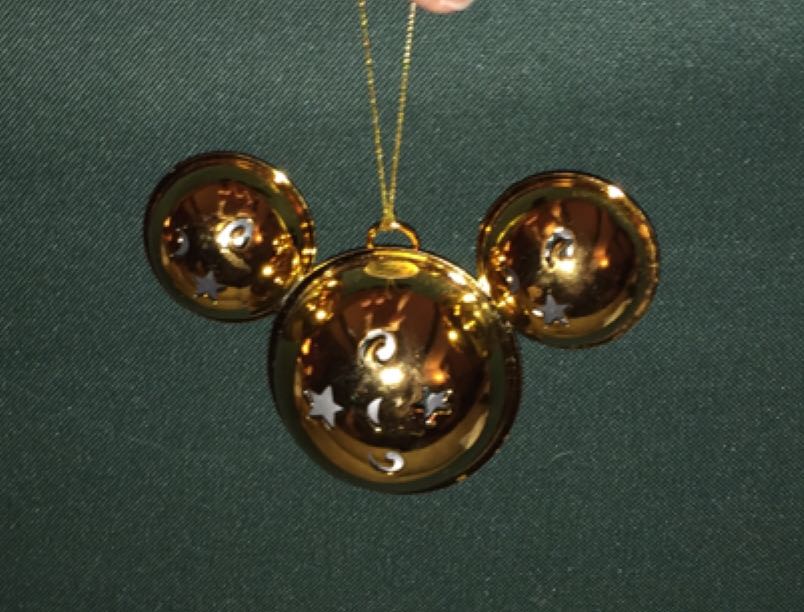 WDW Gold Mickey Mouse Ear  ornament collectible - Main Image 2