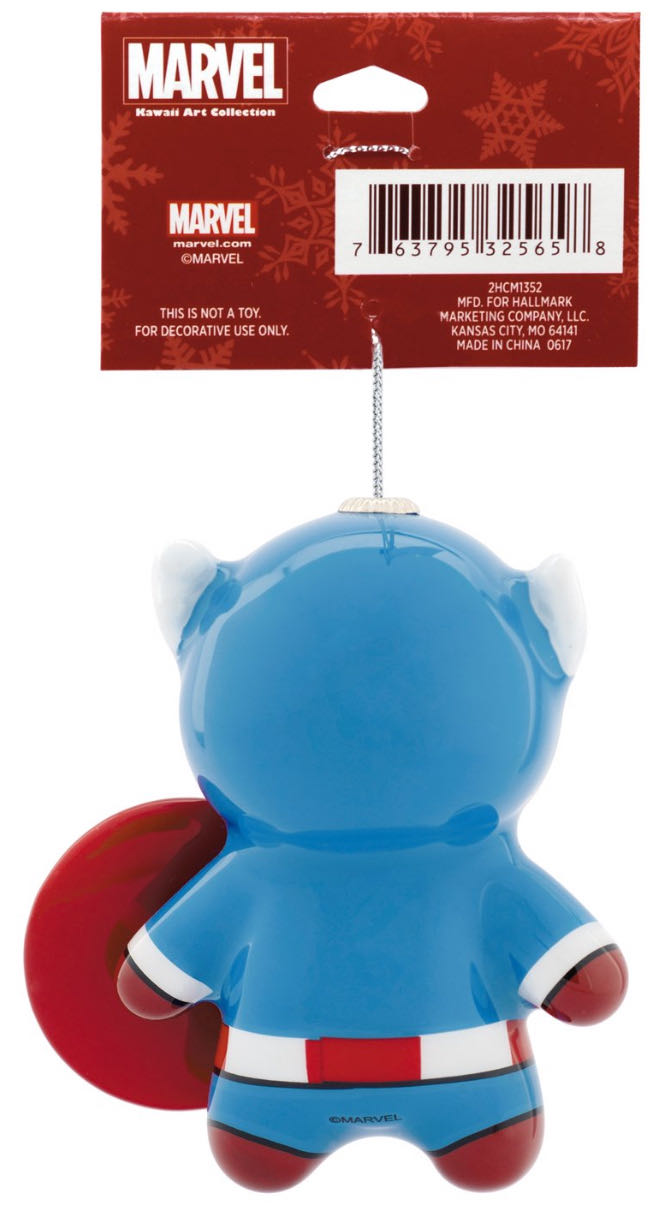 Captain America Decoupage - Captain America (Marvel Comics: The Avengers) ornament collectible - Main Image 4