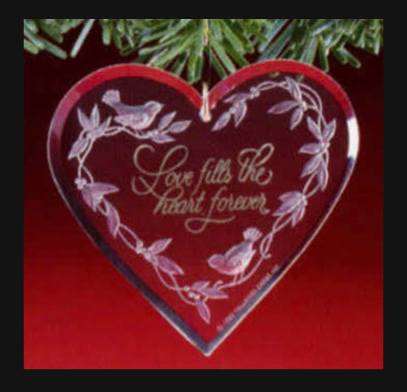 Love Fills The Heart  (Heart, Valentine) ornament collectible - Main Image 3