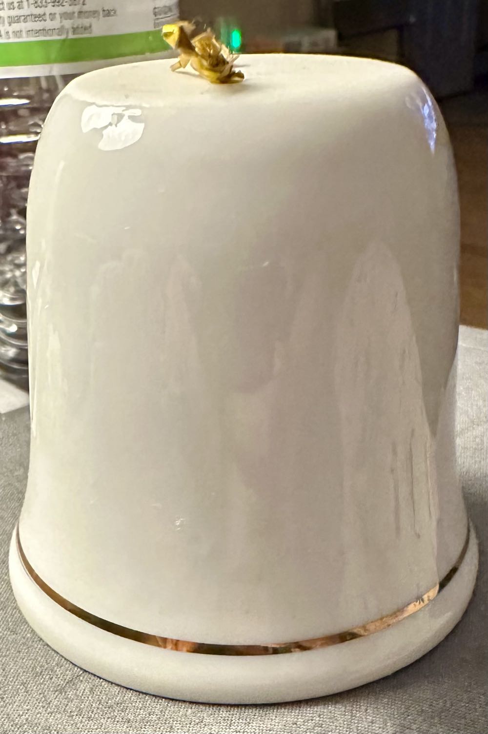 Waiting For Santa Claus Bell Ornament  ornament collectible - Main Image 3